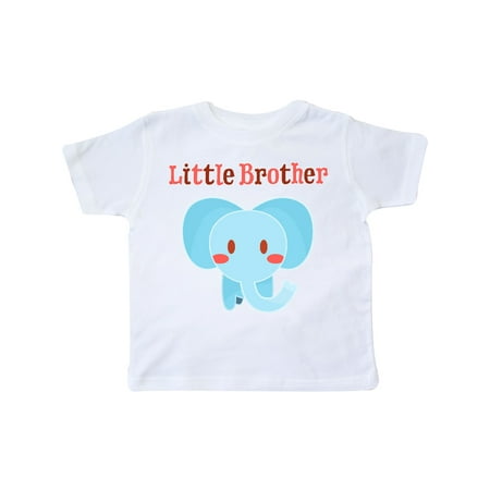 

Inktastic Little Brother elephant Gift Toddler Boy Girl T-Shirt