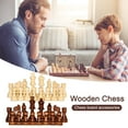 thumbnail image 5 of CHAMAIR Wooden Checkers 2.2in King Figures 32PCS Chess Pieces Only for Chess Board Game, 5 of 9