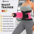 thumbnail image 3 of VENUZOR Waist Trainer Belt for Women Waist Cincher Trimmer Slimming Body Shaper Sauna Hot Sweat Sport Girdle Belt, 3 of 7