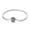 Bow Box Bracelet, variant on European 925 Sterling Silver Snake Bracelet Flowers Clasp Chain for Charms Women Jewelry