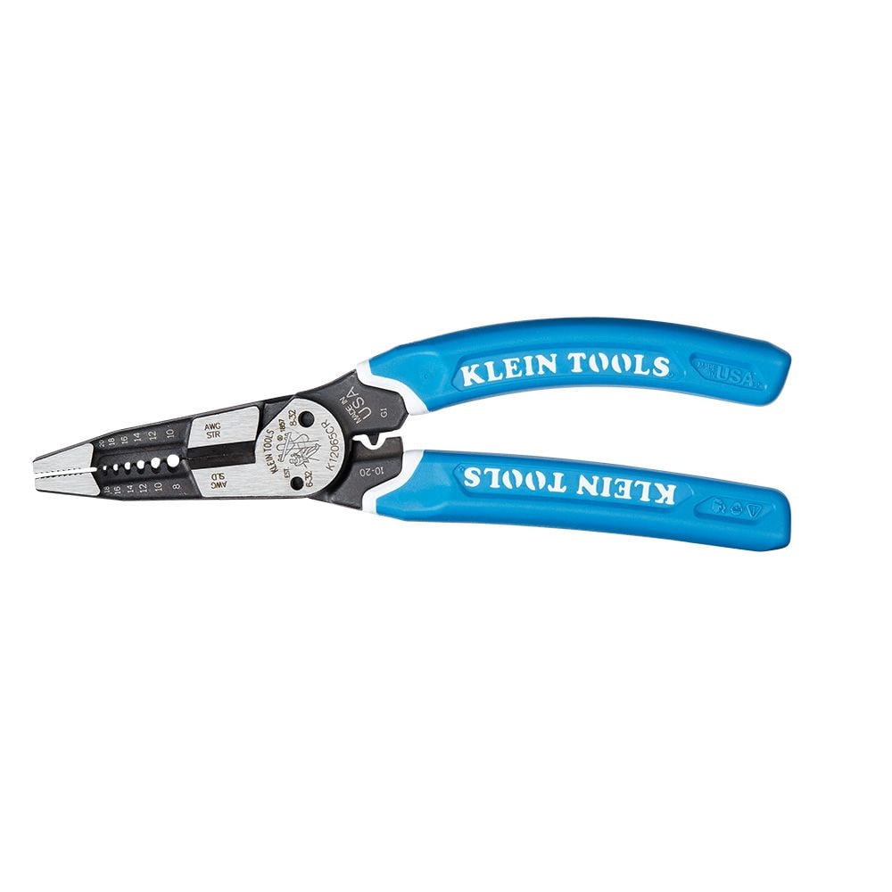 Klein Tools Klein-Kurve Heavy-Duty Wire Stripper/cutter/crimper Multi Tool 8-20 Awg