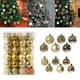 thumbnail image 1 of Colgante de bolas de Navidad 48 Uds Macarena Adornos colgantes 6cm 4cm Dorado, 1 of 8