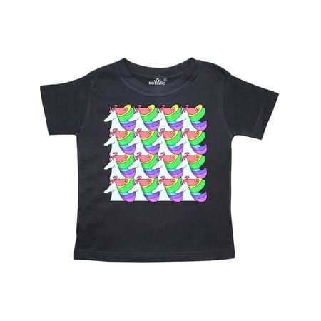 

Inktastic Rainbow Unicorn Pattern Gift Toddler Boy or Toddler Girl T-Shirt