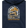 thumbnail image 2 of Yellowstone - Dont Make Me Take You Train Station - Men'S Fleece Pullover Hoodie, 2 of 5