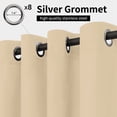 thumbnail image 2 of Cortina Easy-Going Impermeable y a Prueba de Viento 137x244 cm Beige, 2 of 8