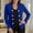 Blue, variant on Womens Jackets Dressy Casual Going Out Jackets for Women Open Front Cardigan for Women's Fashion Fitted Cardigans for Women Womens Jackets Casual Button Up Cardigan Black L