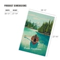 thumbnail image 5 of Lantern Press 1000 Piece Jigsaw Puzzle, Quiet Explorer, Boating, Mountain, 5 of 5