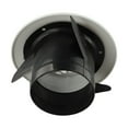 thumbnail image 6 of White Flower shape Air Vent Cover with Insect Mesh for Walls and Ceilings, 6 of 8