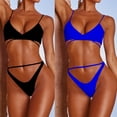 thumbnail image 2 of Traje De Baño Sin Aros Traje De Baño Ropa De Playa Vendaje Mujer Bikini Triángulo Vendaje Split Bikini Con Almohadilla Para El Pecho Para Playa Piscina Verano Mujer Yuarrent OD010458-02, 2 of 6