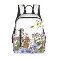 thumbnail image 3 of Balery Herbs and Wildflowers Lightweight Backpack for Men and Women - Durable and Water-Resistant, Ideal for School, Work, Travel, and Everyday Use, 3 of 9