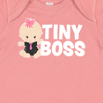 thumbnail image 4 of Inktastic Tiny Boss with Baby in Suit Girls Baby Bodysuit, 4 of 5