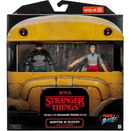 Stranger Things Hunt & Battle Hopper & Eleven Action Figure