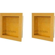 Schluter Systems Kerdi Board Prefabricated Waterproof Shower Niche 12" x 12" Pack of 2 for Sealed Shower Assemblies, Tile Ready, Suitable for Shower Shelf Installation