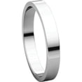 thumbnail image 6 of Platinum 3mm Flat Band - Size 6, 6 of 9