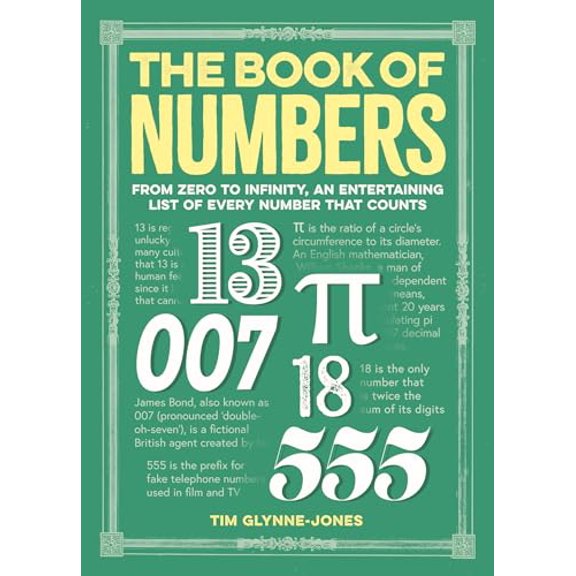 Pre-Owned The Book of Numbers: From Zero to Infinity, An Entertaining List of Every Number That Counts, 9781398892880, 1398892882, Hardcover,