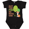 thumbnail image 3 of Inktastic May the Forest Be with You- Cute Fox Boys or Girls Baby Bodysuit, 3 of 5