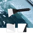 thumbnail image 1 of DYNWAVECA Ice Remover Scratch Resistant Lightweight Compact Comfortable Handle Easy Storage Sturdy for Car Windshield Snow Removal Tool Black, 1 of 8