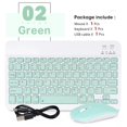 thumbnail image 1 of CNKOO Mini Wireless Bluetooth Mouse 10inch BT Spanish Keyboard For iPad 8 10th 9th generation Phone Tablet Portable For Huawei Android, 1 of 2