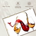 thumbnail image 6 of Elephant Stock Splashing Wine Wall Art - Horizontal Canvas Wall Art - Living Room Wall Decor - Food And Drink Canvas - White And Red Decor - 12" x 8", 6 of 8