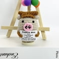 thumbnail image 1 of Funny Positive Crochet Cow Doll Desktop Ornament Handmade Cheer Emotional Support Positive Cow with Card Home Party Decoration, 1 of 5