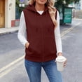 thumbnail image 3 of Misright Women's Zipper Hoodie Sleeveless Slim Fit Hoodie Casual Lightweight Jacket, 3 of 10