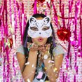thumbnail image 3 of Máscara de gato de estilo japonés con borlas, accesorios para cosplay, suministros para fiestas, estilo J, 3 of 6