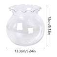 thumbnail image 2 of Goldfish Bowl Fish Tank For Goldfish Plastic Aquarium Home Decor Clear Fish Tank For Desktop Suitable For Tabletops Living Room Bedroom Ornaments, 2 of 6