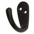 thumbnail image 3 of GlideRite 1-3/4 in. Classic Small Single Wall Coat Hooks Matte Black Pack of 5, 3 of 4