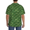 thumbnail image 3 of Balery Cactus 3 Camisa Casual de Manga Corta con Botones para Hombre, Texturizada, Estilo Cubano, para Playa, Verano-Small, 3 of 5