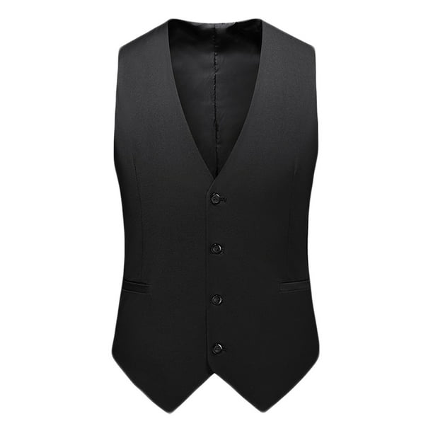 pstuiky Camisetas sin mangas, Camiseta sin mangas con cuello tipo blazer, estampado, con botones y cuello tipo chaleco ajustado para hombre Tops elegantes para mujer xxxxl