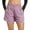 Purple, variant on High Waist Loose Fit Workout Shorts for with Zipper Secure Design Comfortable Athletic Running Yoga Exercise Casual Wear Fishnet Shorts Women Womens Shorts Womens Knit Shorts Women's Shorts