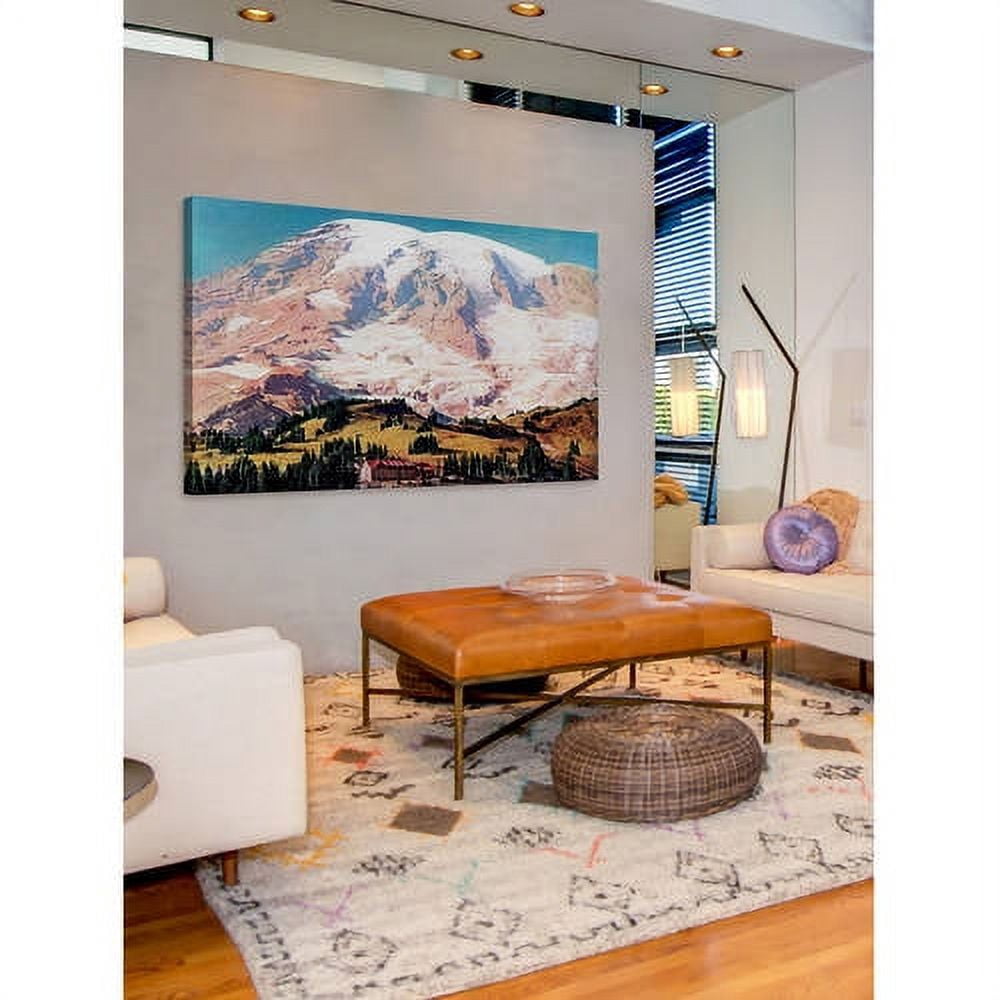 "Mt. Rainier" Painting Print on Wrapped Canvas