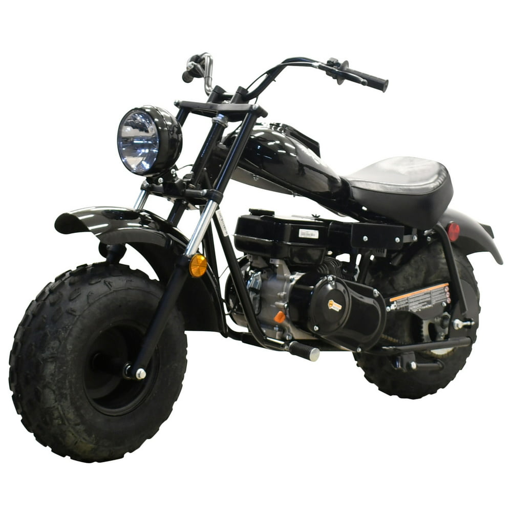 Massimo MB200 200cc 6hp Gas Trail Moto Mini Bike | Youth, Kids & Adults | 200lb Capacity - Black ...