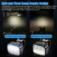 thumbnail image 3 of Bike Lights for Night Riding, Ultra Bright Bike Light Front & Back Set, IP65 Waterproof Rechargeable Bike Light, 4X4 + 6X6 Lightning Modes Bike Headlight+Tail Light for Rider/Road Mountain Cycling, 3 of 8