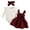 #01 Red, variant on Baby Toddler Girl 2Pcs Fall Spring Clothes Set Long Sleeve Crewneck Tops Heart Bow Suspender Skirt With Headband Outfit Sets Kaprioy Girls Clothes Fall Winter
