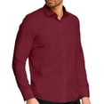 thumbnail image 3 of Camisa Para Hombre Slim Fit Strech Shendy Vendy Elegante Moda Casual, 3 of 4