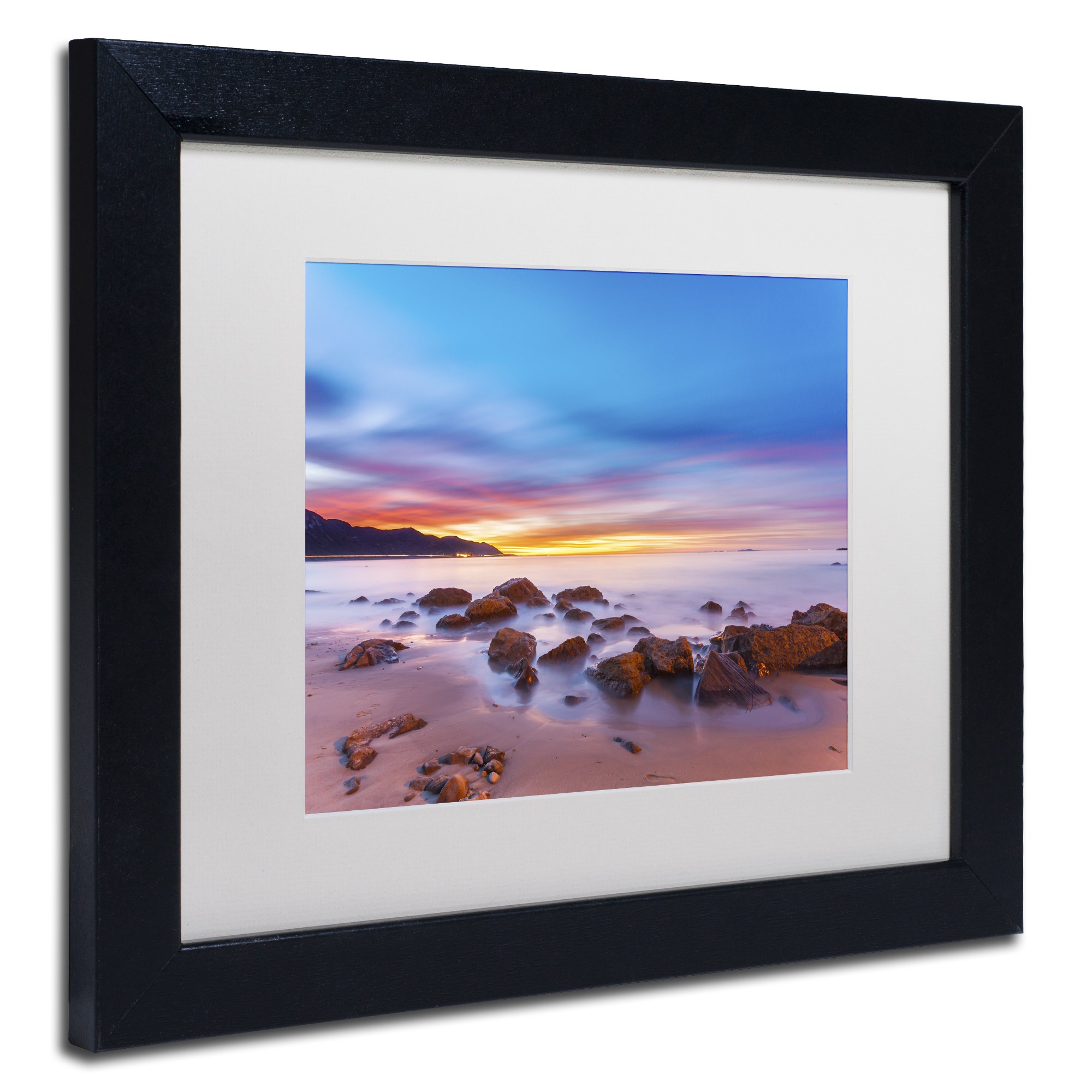 Chris Moyer 'Mussel Shoals Morning' Matted Framed Art