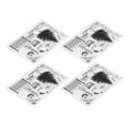 thumbnail image 1 of Sello Transparente navideño Bling Bling 4 piezas decorativo para hacer tarjetas, 1 of 12