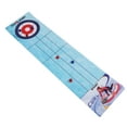 thumbnail image 1 of Tabletop Curling Game, Safe Plastic Plush Portable Tabletop Curling Game Toy Build Hand Eye Coordination  for Travel, 1 of 7