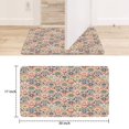 thumbnail image 6 of Retro Door Mat, 17 X 30 Inch Boho Vintage Pattern (5) Welcome Doormat Decorative Home Floor Mat, Non Slip Rubber Back and Strong Water Absorption for Outdoor Indoor Entrance Decor, 6 of 6
