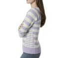 thumbnail image 3 of Womens Koa Square Neck Sweater Aster/ Celadon Stripes M, 3 of 4