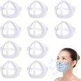 thumbnail image 1 of 10 Uds soporte de máscara para adultos marco de soporte de silicona almohadilla interior transpirable 3D Ndcxsfigh Cuidado Belleza, 1 of 1