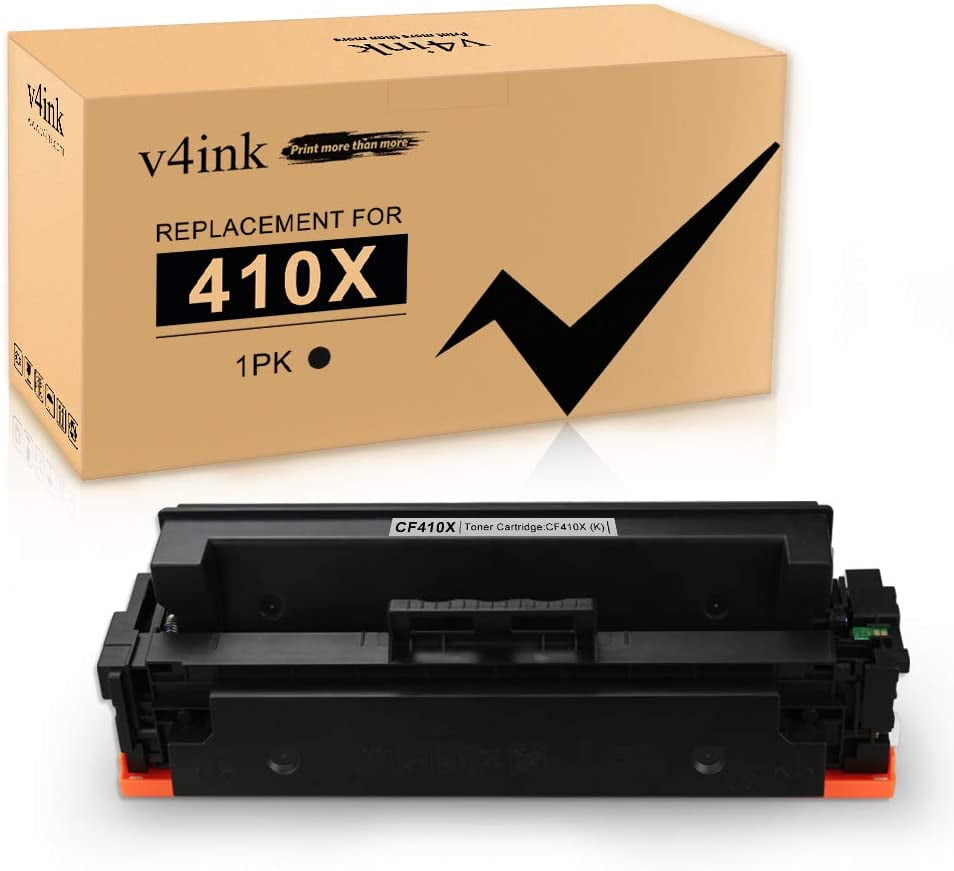 V4INK Compatible Toner Cartridge Replacement for HP 410X CF410X(Black