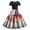 Red, variant on TJAZFJPA Womens Cocktail Dresses Bat Pumpkin Printed Round Neck Short Sleeve Big Swing Dress 3 Plus Size Summer Beach Dresses for Women White Long Sleeve Dress