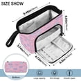 thumbnail image 3 of Nylon Fish Mouth Pencil Case with Large Capacity Zipper Pencil Pouch Dog Paw Prints and Bows Pencil Bag Organizers, 3 of 7
