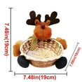 thumbnail image 2 of Moocorvic Christmas Candy Storage Basket Decoration Santa Claus Storage Basket Gift Large, 2 of 2