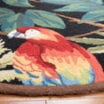 thumbnail image 3 of Safavieh Chelsea Dewayne Bordered Wool Area Rug, Black, 3' x 3' Round, 3 of 12