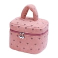 thumbnail image 2 of Bolsa de maquillaje, accesorios, portátil, de gran capacidad, organizador de almacenamiento, bolsa de viaje, neceser para viajes, baño y negocios. Rosa, 2 of 7