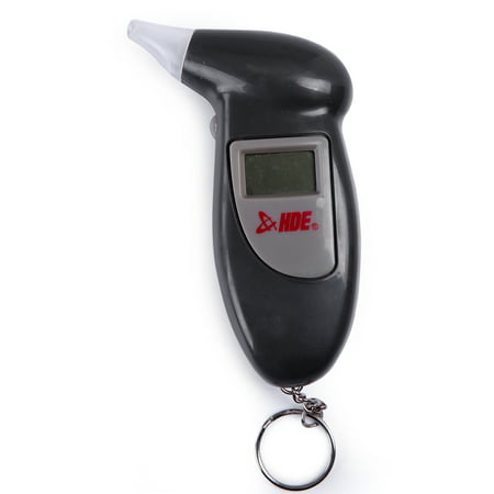 HDE Digital LCD Alcohol Breath Analyzer Breathalyzer Tester Detector Test Key