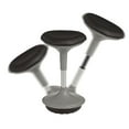 thumbnail image 3 of Tabouret d'Apprentissage Actif à Hauteur Réglable - Chaise de Bureau Rembourrée avec Bascule, Oscillation, Mouvement d'Inclinaison - Noir, 3 of 5